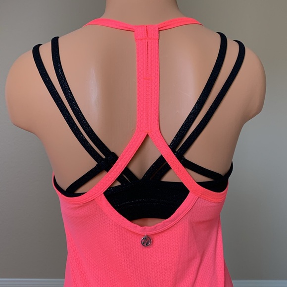 NWT- Lorna Jane Dion Mesh Excel Tank- Neon Sherbert - Picture 2 of 7